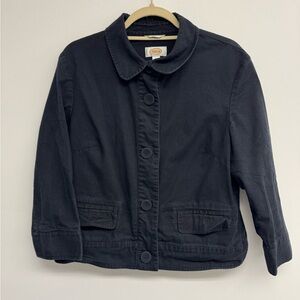 Talbots Black Utility Jacket